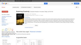 
                            7. Exploring Creativity: Evaluative Practices in Innovation, Design, ...