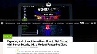 
                            10. Exploring Kali Linux Alternatives: How to Get Started with Parrot ...