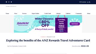 
                            6. Exploring the benefits of the ANZ Rewards Travel Adventures Visa ...