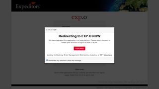 
                            2. exp.o Sign In | Expeditors International of Washington, Inc.