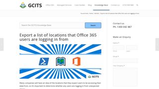 
                            8. Export a list of locations that Office 365 users are logging in from - GCITS