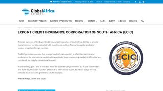 
                            10. Export Credit Insurance Corporation of South Africa (ECIC) | Global ...