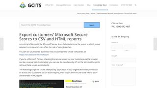 
                            10. Export customers' Microsoft Secure Scores to CSV and HTML reports ...