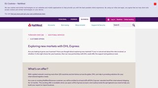 
                            7. Exporting with DHL | NatWest - NatWest business bank