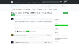 
                            8. Expose some method add files to a FileList · Issue #1272 · jsdom ...
