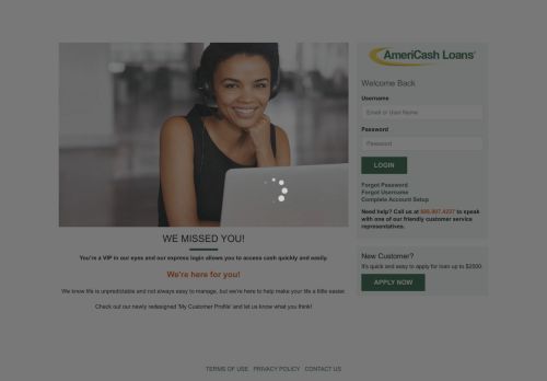 
                            11. Express Application - AmeriCash Loans | Login