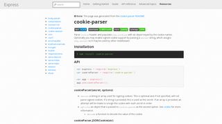 
                            12. Express cookie-parser middleware - Express.js