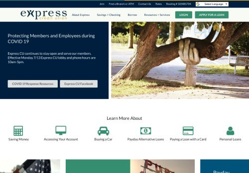 
                            5. Express Credit Union: Home