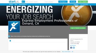 
                            13. Express Employment Professionals of Oxnard, CA | StartUs