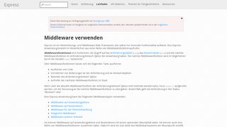 
                            13. Express-Middleware verwenden - Express.js