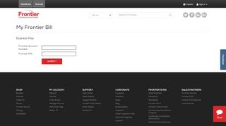 
                            11. Express Pay | Frontier.com - Frontier Communications