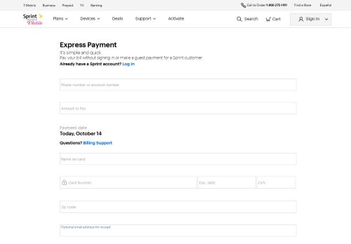 
                            13. Express Payment - Sprint
