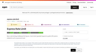 
                            10. express-rate-limit - npm
