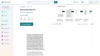 
                            13. ExpressVpn Keys.txt - Scribd