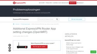 
                            11. ExpressVPN OpenWRT Router App Setting Changes | ExpressVPN