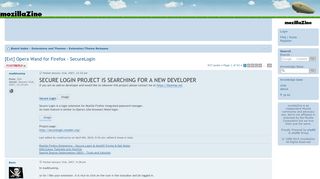 
                            10. [Ext] Opera Wand for Firefox - SecureLogin • mozillaZine Forums