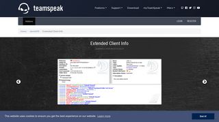 
                            4. Extended Client Info - myTeamSpeak