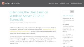 
                            8. Extending the User Limit on Windows Server 2012 R2 Essentials ...
