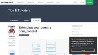 
                            8. Extending your Joomla com_content | Joomla Templates and ...