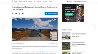 
                            7. Extensão do ArchDaily para o Google Chrome: Inspiração a cada ...