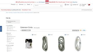 
                            11. Extension Cords at Office Depot OfficeMax