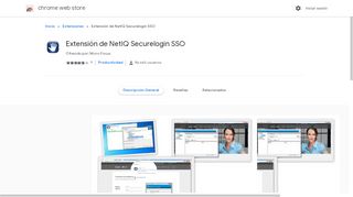 
                            1. Extensión de NetIQ Securelogin SSO - Google Chrome