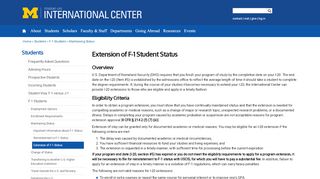 
                            10. Extension of F-1 Student Status | International Center