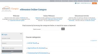 
                            3. eXtension Online Campus