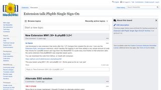 
                            11. Extension talk:Phpbb Single Sign-On - MediaWiki