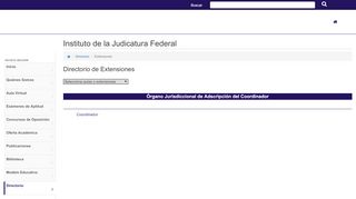 
                            3. Extensiones y Aulas - Instituto de la Judicatura Federal - Consejo de ...