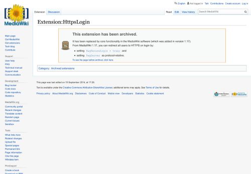 
                            3. Extension:HttpsLogin - MediaWiki