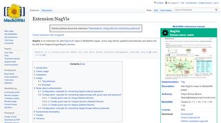 
                            6. Extension:NagVis - MediaWiki