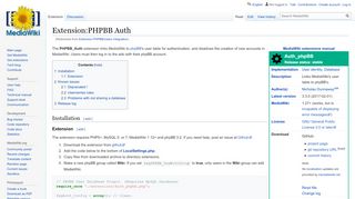 
                            8. Extension:PHPBB/Users Integration - MediaWiki