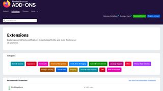 
                            9. Extensions – Add-ons for Firefox (en-US) - Firefox Add-ons - Mozilla