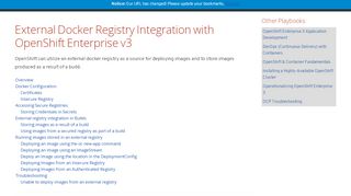 
                            13. External Docker Registry Integration with OpenShift Enterprise v3