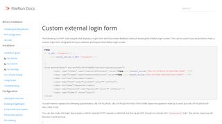 
                            13. External login form - FileRun Docs