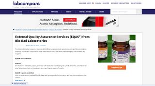 
                            8. External Quality Assurance Services (EQAS®) from Bio-Rad ...