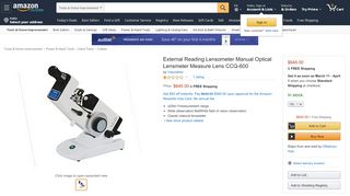 
                            11. External Reading Lensometer Manual Optical Lensmeter Measure ...