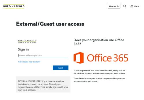 
                            5. External/Guest user access - BuroHappold Engineering