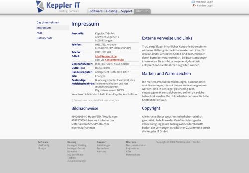 
                            13. Externe Verweise und Links - Keppler IT GmbH - Impressum