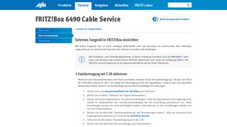 
                            9. Externes Faxgerät in FRITZ!Box einrichten | FRITZ!Box 6490 Cable ...