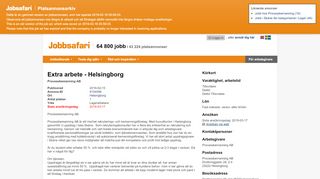 
                            7. Extra arbete - Helsingborg | Jobbsafari