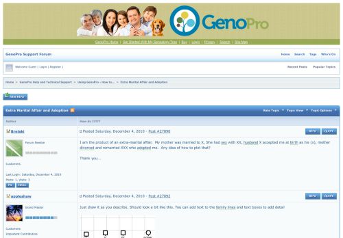 
                            8. Extra Marital Affair and Adoption - GenoPro Support Forum