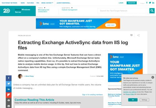 
                            6. Extracting Exchange ActiveSync data from IIS log files