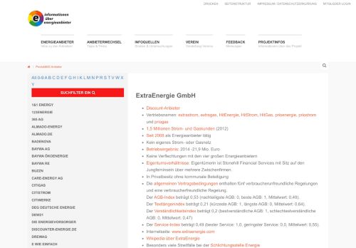 
                            8. ExtraEnergie - energieanbieterinformation.de | ExtraEnergie GmbH