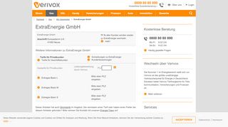 
                            11. ExtraEnergie GmbH - Verivox