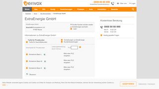 
                            12. ExtraEnergie: Strompreise im Überblick - Verivox