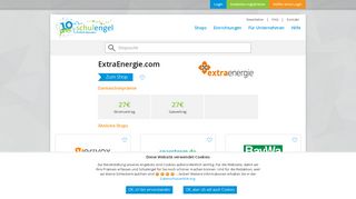 
                            13. ExtraEnergie.com | Shop Info | Schulengel.de
