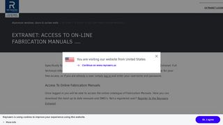 
                            9. EXTRANET: ACCESS TO ON-LINE FABRICATION ... - Reynaers
