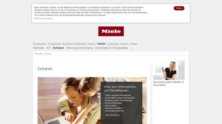 
                            2. Extranet - bei Miele